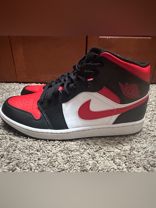 Jordan Other - Jordan Sneakers Black White Red High-Top